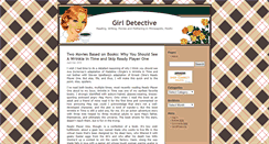 Desktop Screenshot of girldetective.net